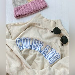 Aerie Mock Neck “Colorado” Sweatshirt